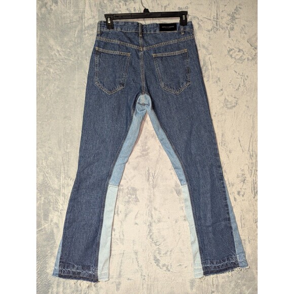 Supply & Demand Reyer Slim Flare Mens Size M 32 32x32 Blue Denim Jeans Pants NWT - Picture 2 of 7